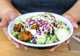 Plant-based bowl from CAVA.
